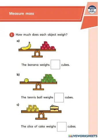 Measure and compare Mass