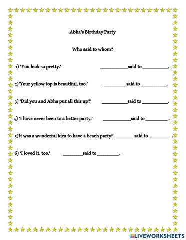 Abha's Birthday Party