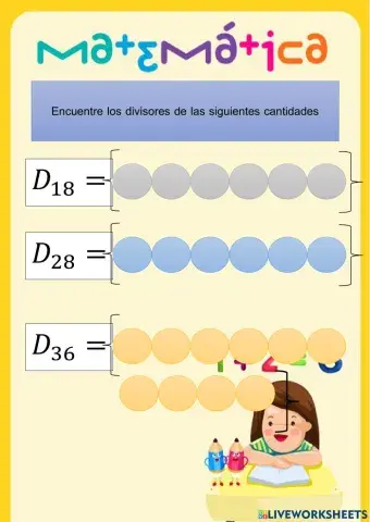 Múltiplos y divisores