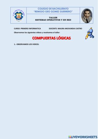 Compuertas logicas