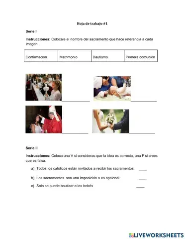 Tema de primera comunión