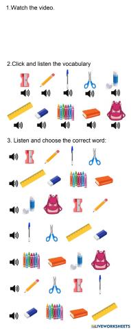 English1-U1-School-material