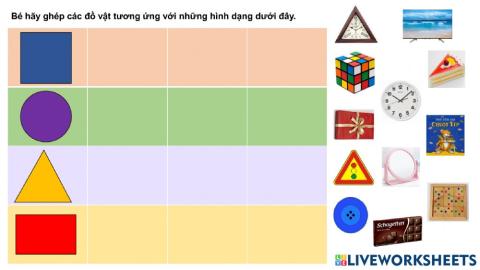 Ghép dồ vật tương ứng