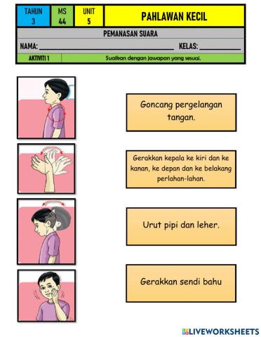 MZ Tahun 3 - Unit 5 Latihan Pemanasan Suara