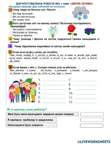 Діагностувальна робота №2