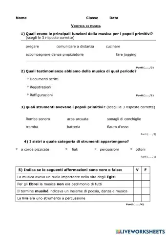 Preistoria e antichità