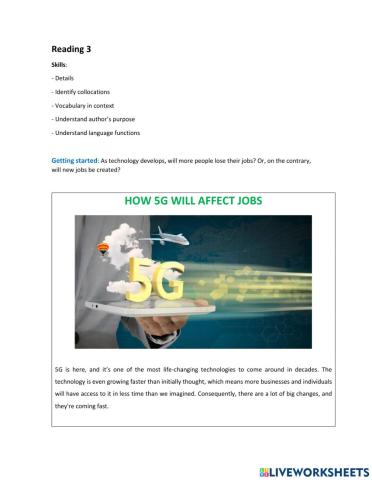 How will 5G affect jobs