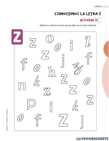 Letra z