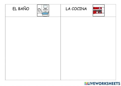 Objetos cocina y baño