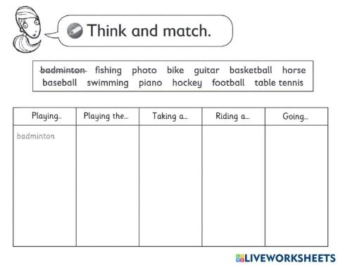 Hobbies and sports