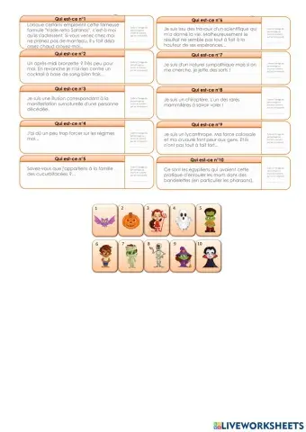 Halloween . compréhension écrite 4