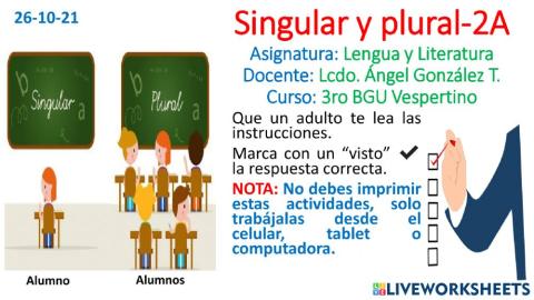 Singular y plural-2A
