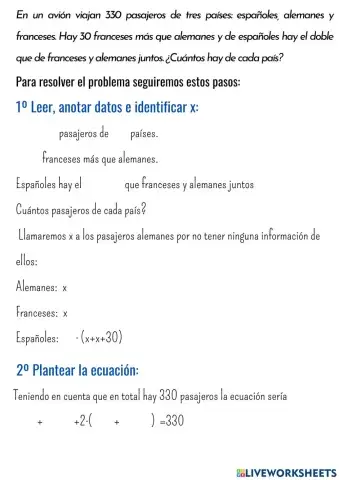Problema 8 ecuaciones 1º grado