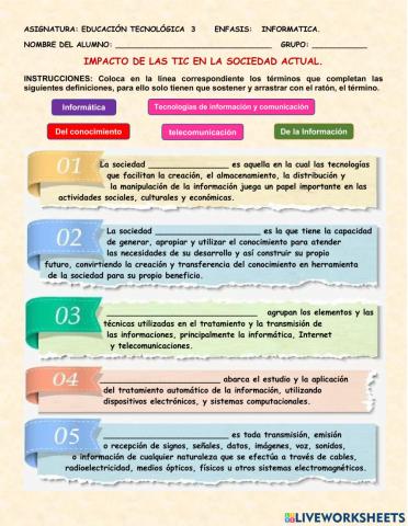 Impacto de las Tic en la sociedad