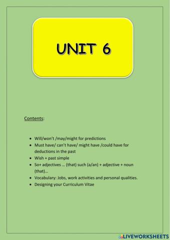 Portada Unit 6