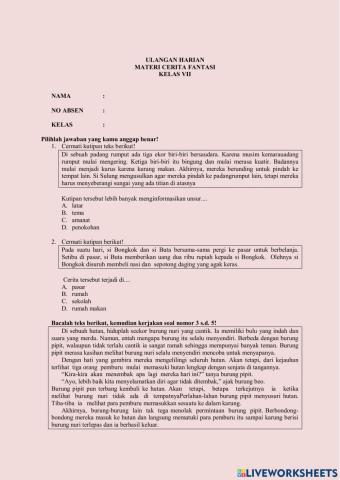 Ulangan cerita fantasi