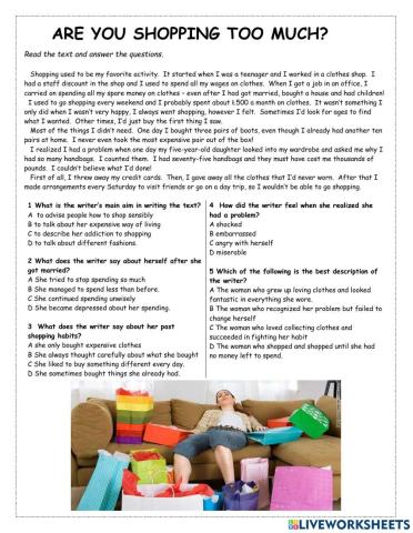 Shopping Too Much PET Reader