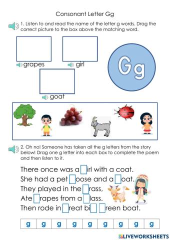 Consonant Letter Gg