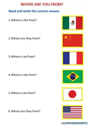 Countries and Nationalities