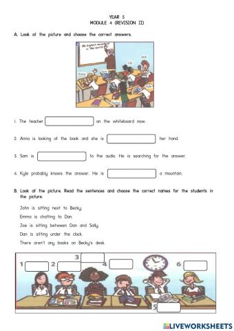 Year 5 Module 4 (Revision II)