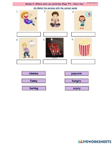 Year 3 where were you yesterday page 77