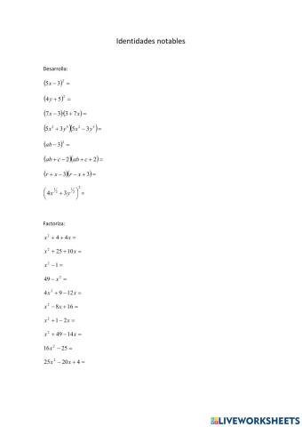 identidades notables