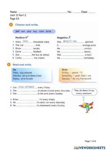 Present Simple Part 2