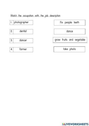 Match the job description