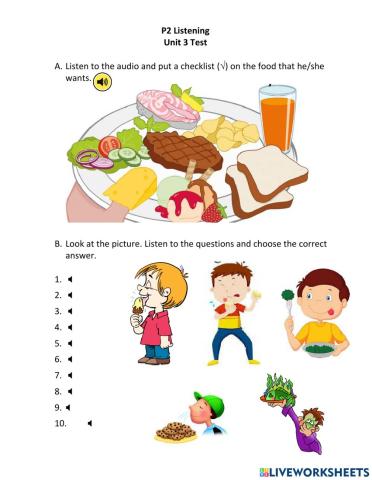 UNIT3 P2 listening