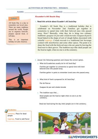 Ecuador’s All Souls Day