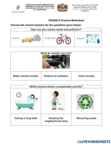Grade-2 Test Practice-2
