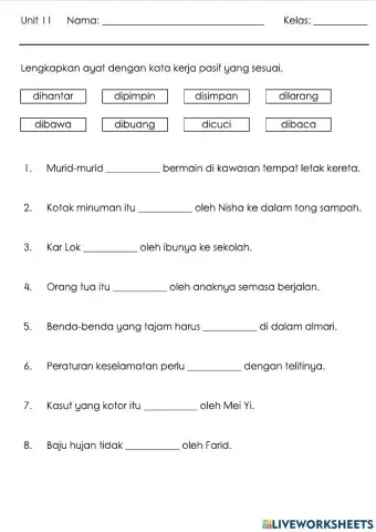 Kata kerja pasif