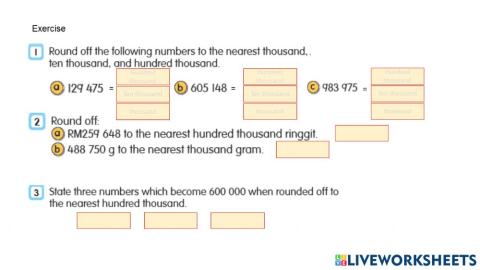 REVISION - Rounding Off Numbers