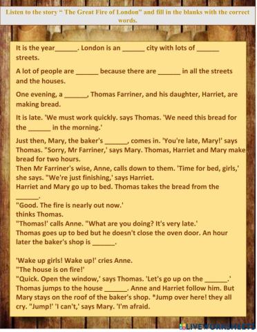 Great FIRE OF LONDON