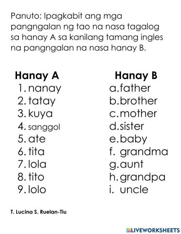 Kasapi ng pamilya