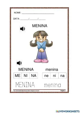 Menina metodo 28 palavras