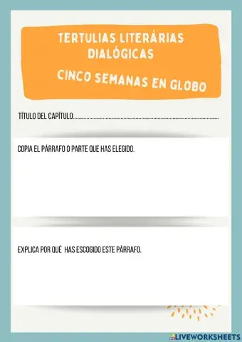 Tertulias literarias