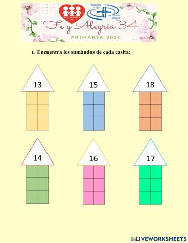 Descomposición de números