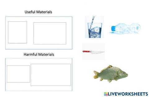 Useful and harmful materials