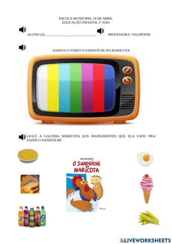 O sanduiche da maricota