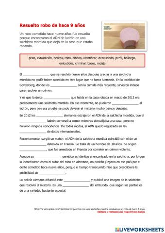 Crimen resuelto 9 años después