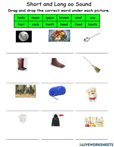 Short and Long oo Sound