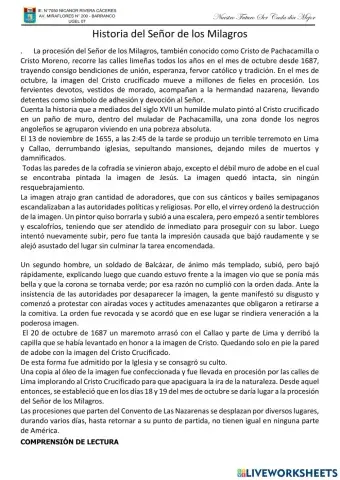 Señor de los milagros