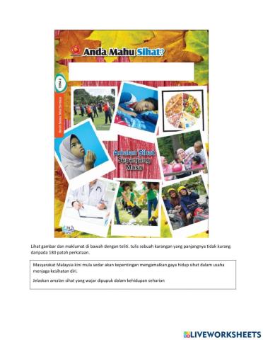 Karangan amalan sihat