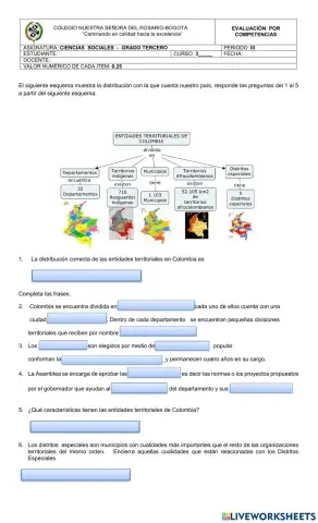 Evaluación por competencias ciencias Sociales
