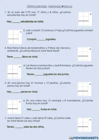 Situaciones problemáticas