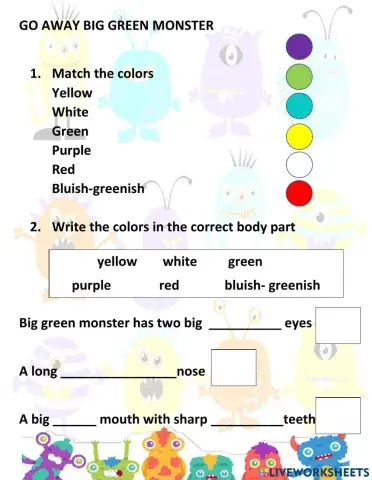 Go away big green monster