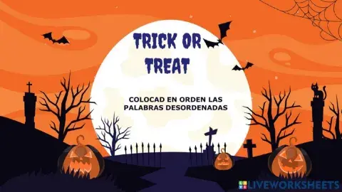 Vocabulario Halloween