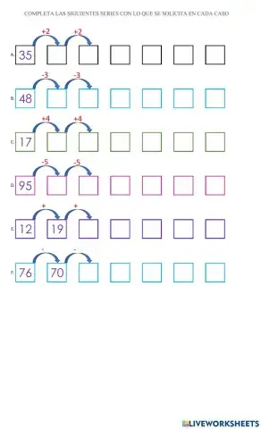 Secuencias numéricas