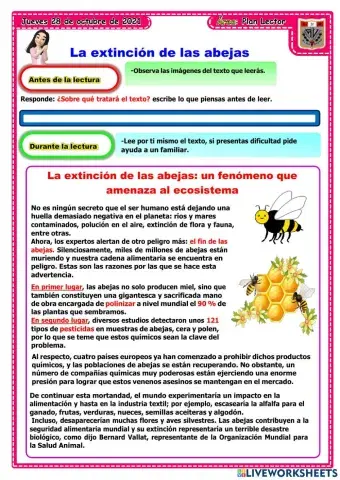 La extinción de las abejas